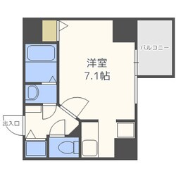 S-RESIDENCE難波Brillerの物件間取画像